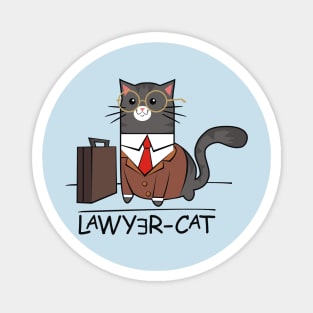 Lawyer cat Magnet